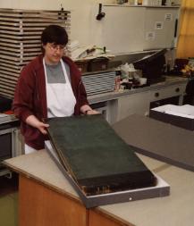 Preservation packaging the NHS archive, in a project funded by the Wellcome Trust, 2001-2